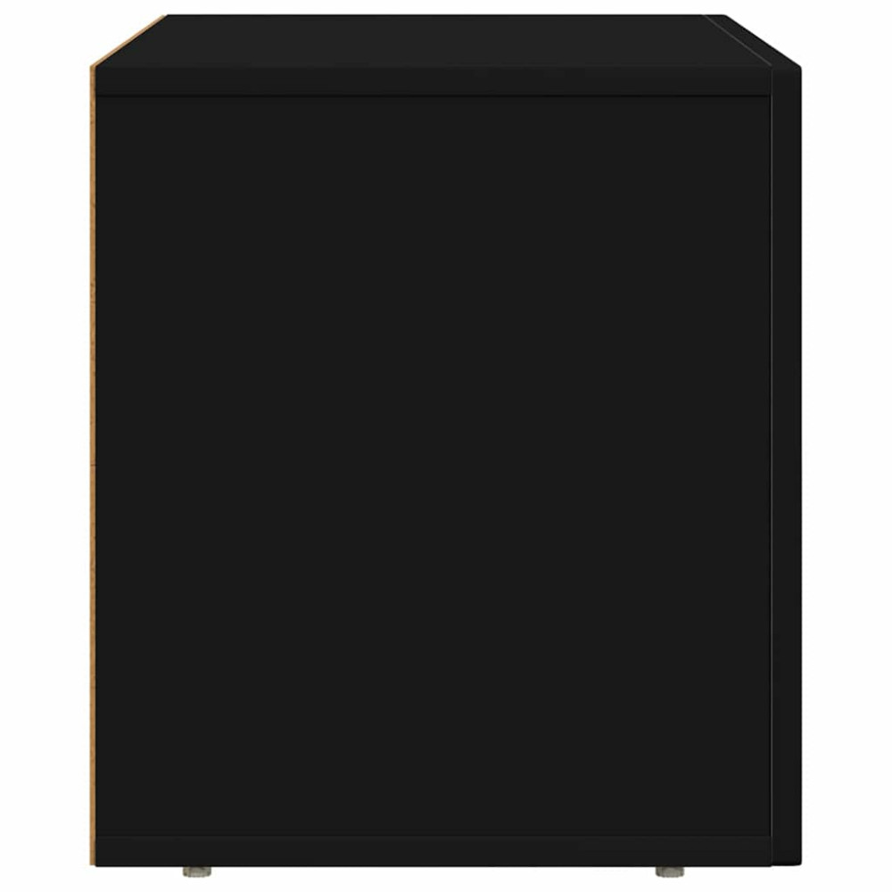 Produktbild för TV-skåp ELST 60 x 35 x 40 cm Svart Konstruerat trä