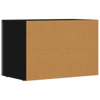 Produktbild för TV-skåp ELST 60 x 35 x 40 cm Svart Konstruerat trä