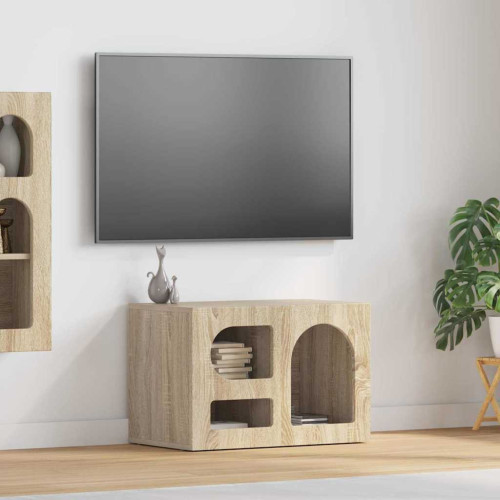 vidaXL TV-skåp ELST 60 x 35 x 40 cm Sonoma-ek Konstruerat trä