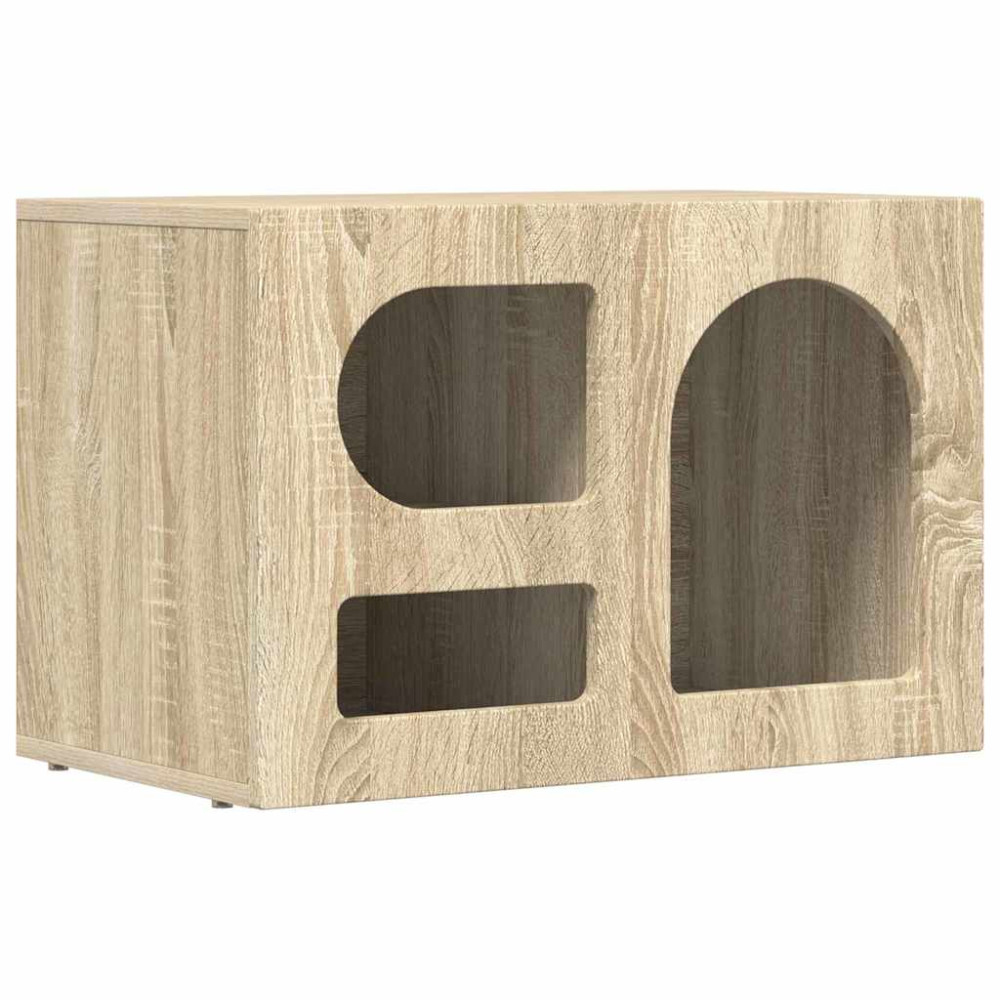 Produktbild för TV-skåp ELST 60 x 35 x 40 cm Sonoma-ek Konstruerat trä
