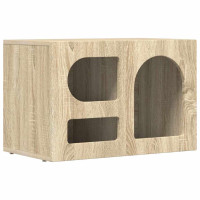 Produktbild för TV-skåp ELST 60 x 35 x 40 cm Sonoma-ek Konstruerat trä