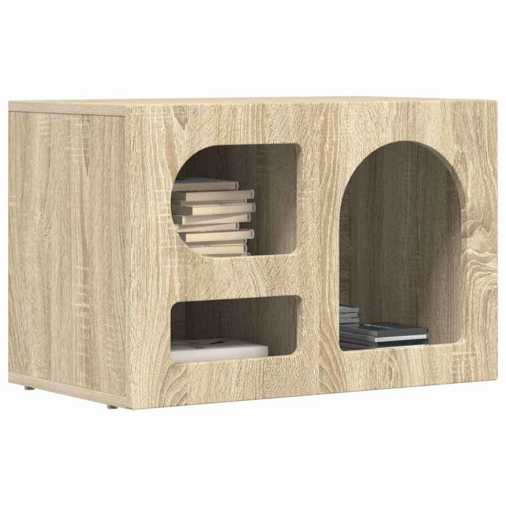 Produktbild för TV-skåp ELST 60 x 35 x 40 cm Sonoma-ek Konstruerat trä
