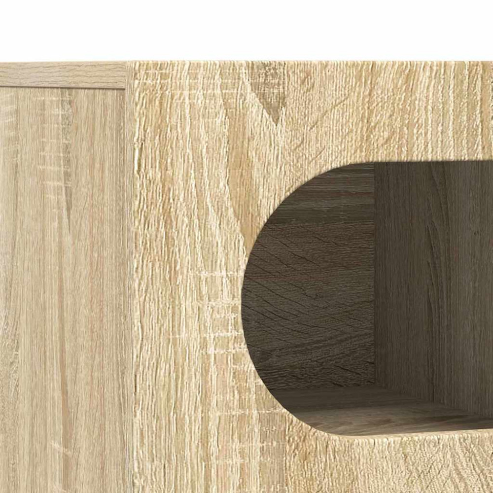 Produktbild för TV-skåp ELST 60 x 35 x 40 cm Sonoma-ek Konstruerat trä