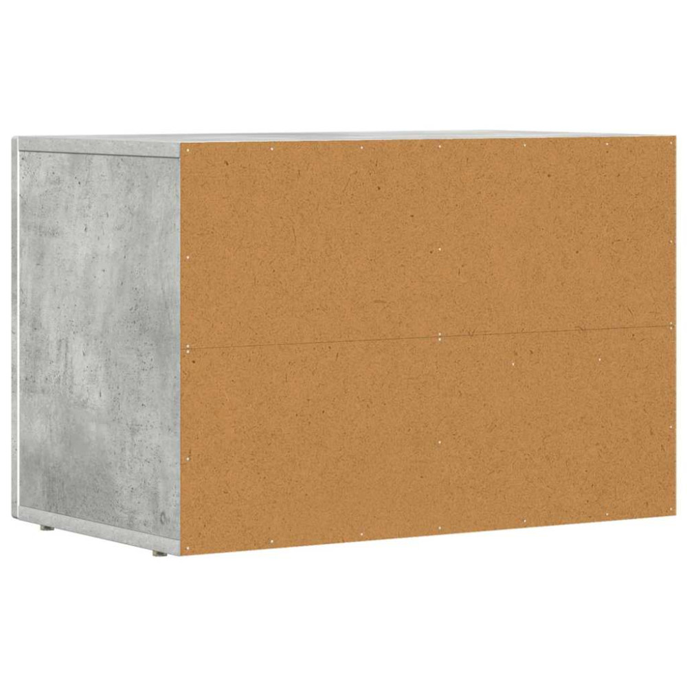 Produktbild för TV-skåp ELST 60 x 35 x 40 cm Betonggrå Konstruerat trä