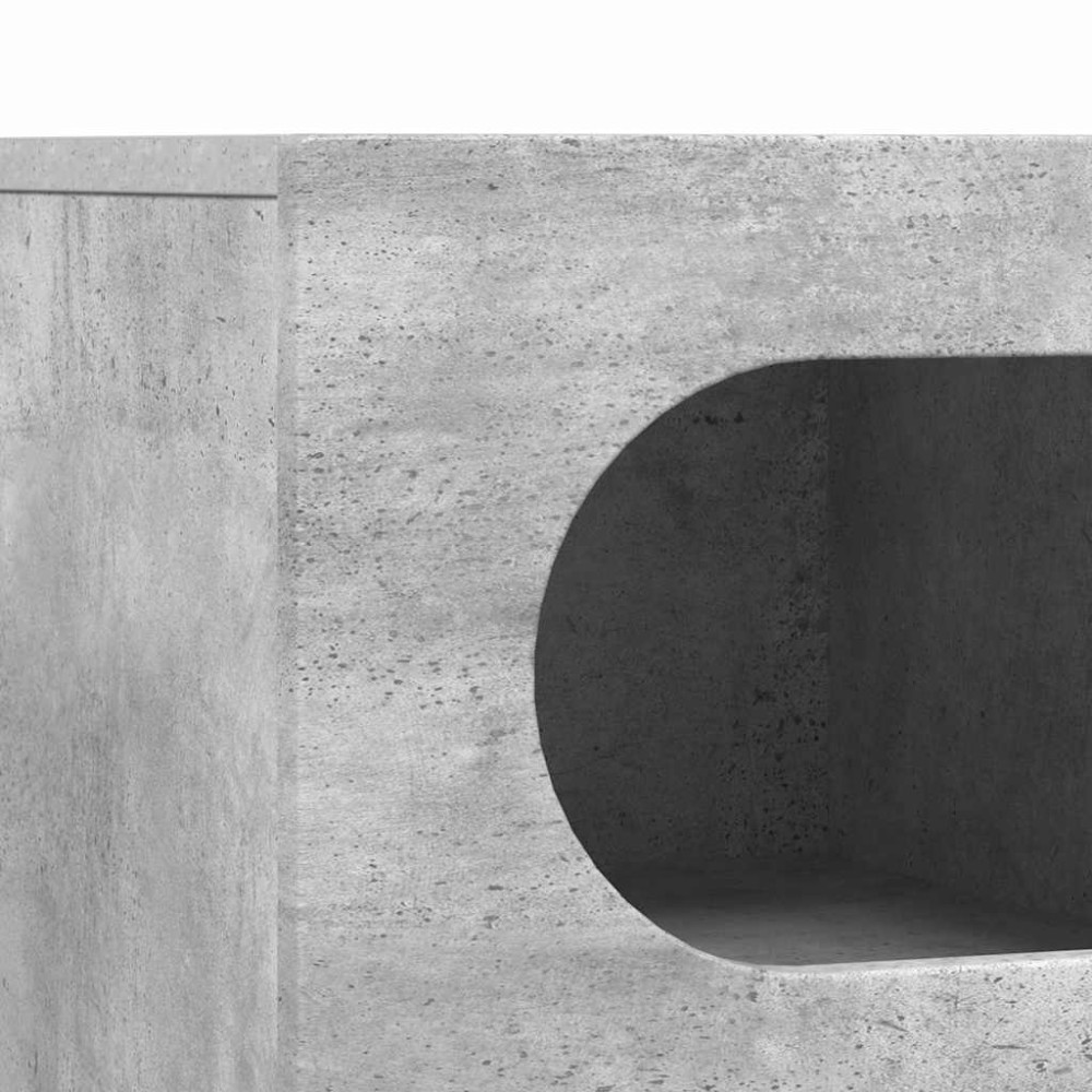 Produktbild för TV-skåp ELST 60 x 35 x 40 cm Betonggrå Konstruerat trä