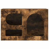Produktbild för TV-skåp ELST 60 x 35 x 40 cm Rökt ek Konstruerat trä