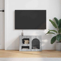 Produktbild för TV-skåp ELST 60 x 35 x 40 cm Grå Sonoma Konstruerat trä