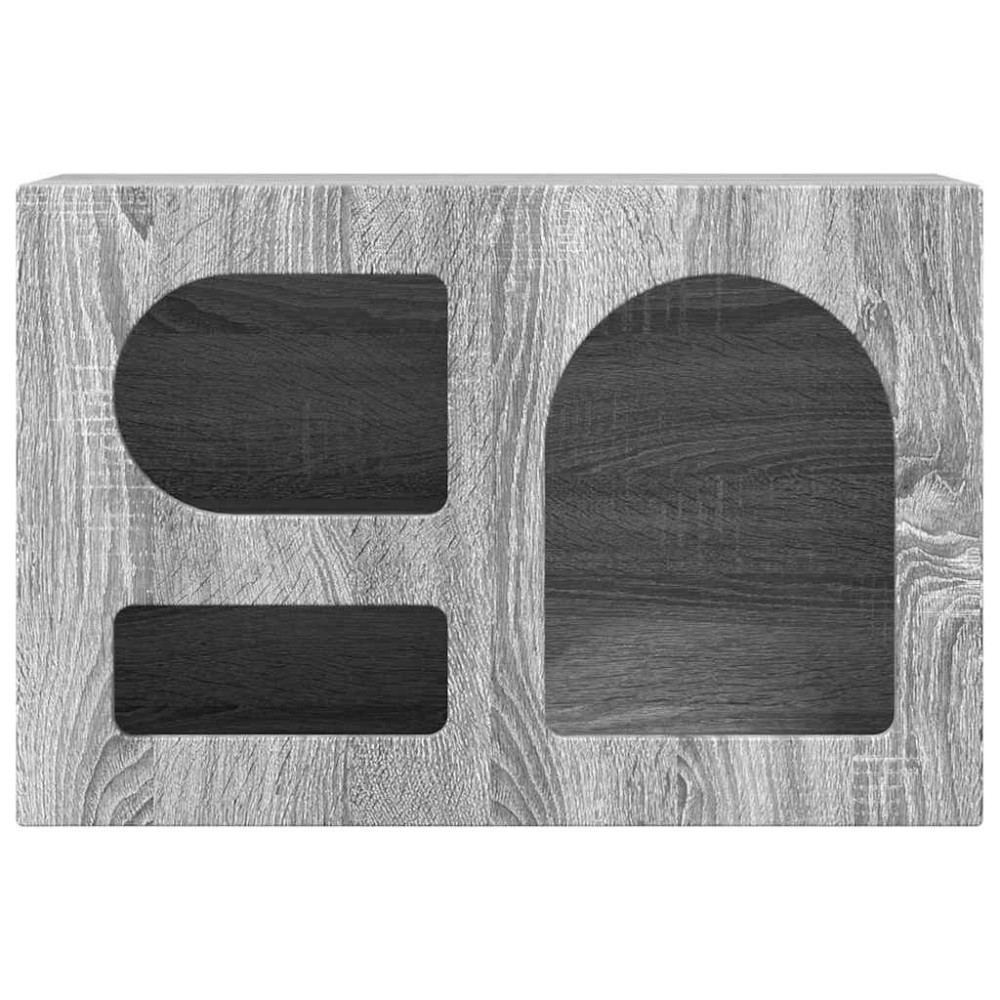 Produktbild för TV-skåp ELST 60 x 35 x 40 cm Grå Sonoma Konstruerat trä