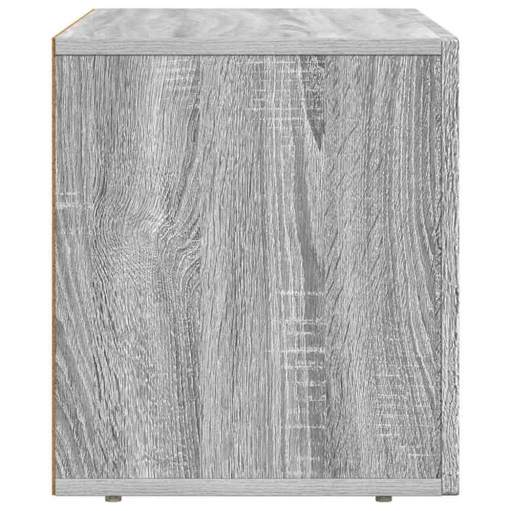 Produktbild för TV-skåp ELST 60 x 35 x 40 cm Grå Sonoma Konstruerat trä
