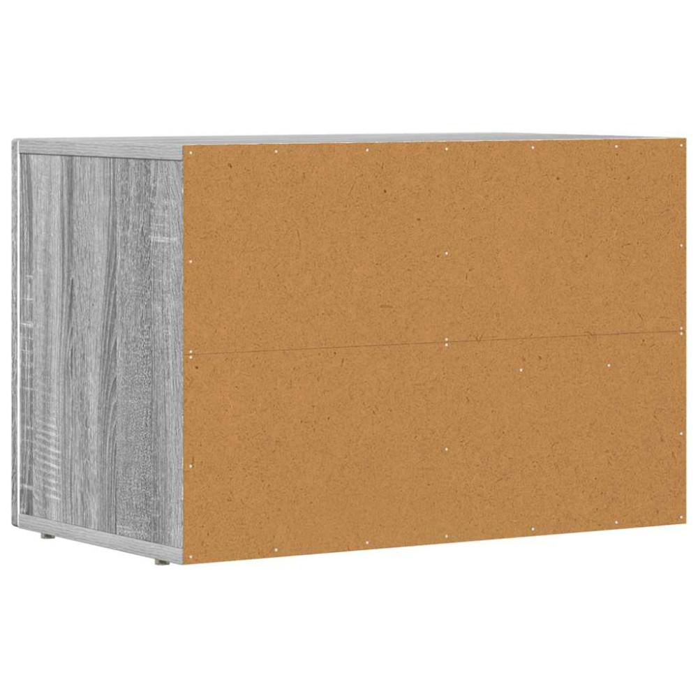 Produktbild för TV-skåp ELST 60 x 35 x 40 cm Grå Sonoma Konstruerat trä