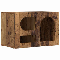 Produktbild för TV-skåp ELST 60 x 35 x 40 cm Gammalt trä Konstruerat trä