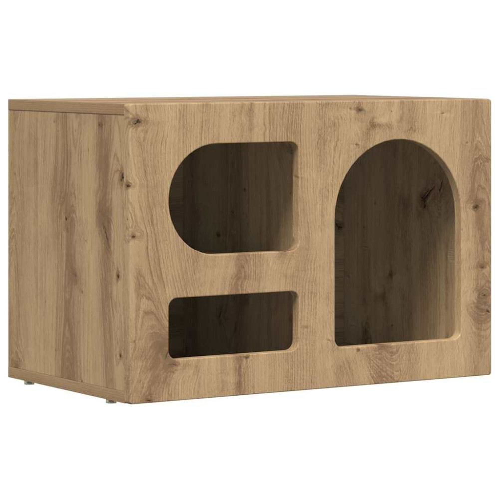 Produktbild för TV-skåp ELST 60 x 35 x 40 cm Artisan Ek Konstruerat trä