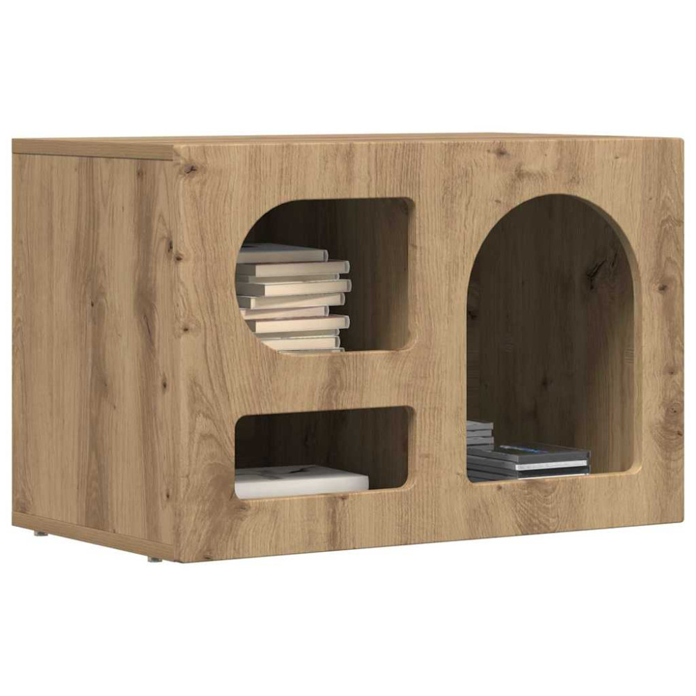 Produktbild för TV-skåp ELST 60 x 35 x 40 cm Artisan Ek Konstruerat trä