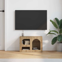 Produktbild för TV-skåp ELST 60 x 35 x 40 cm Artisan Ek Konstruerat trä