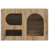 Produktbild för TV-skåp ELST 60 x 35 x 40 cm Artisan Ek Konstruerat trä
