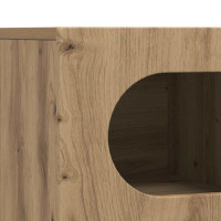 Produktbild för TV-skåp ELST 60 x 35 x 40 cm Artisan Ek Konstruerat trä
