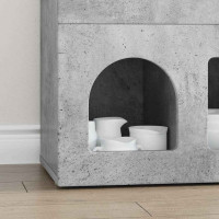 Produktbild för Sideboard ELST Betonggrå 80,5 x 35 x 59 cm Konstruerat trä