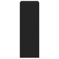 Produktbild för Sideboard ELST Svart 59 x 35 x 100,5 cm Konstruerat trä