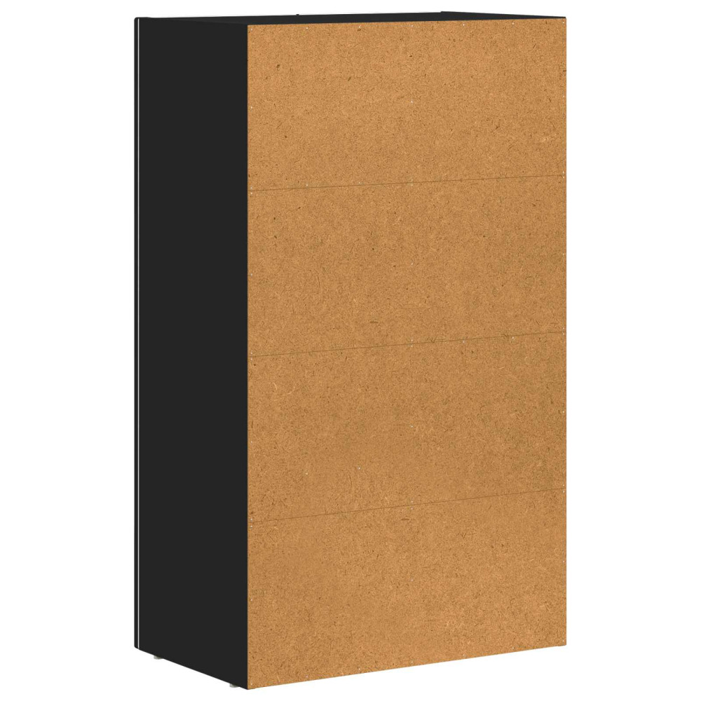 Produktbild för Sideboard ELST Svart 59 x 35 x 100,5 cm Konstruerat trä