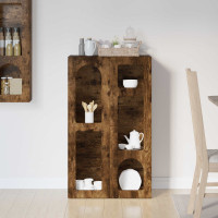 Produktbild för Sideboard Rökt ek 59 x 35 x 100,5 cm Konstruerat trä