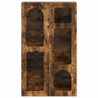 Produktbild för Sideboard Rökt ek 59 x 35 x 100,5 cm Konstruerat trä