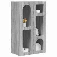 Produktbild för Sideboard ELST Grå Sonoma 59 x 35 x 100,5 cm Konstruerat trä