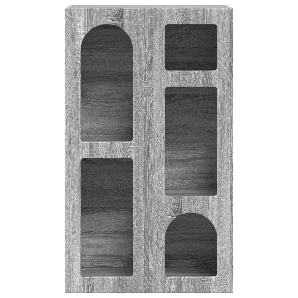 Produktbild för Sideboard ELST Grå Sonoma 59 x 35 x 100,5 cm Konstruerat trä