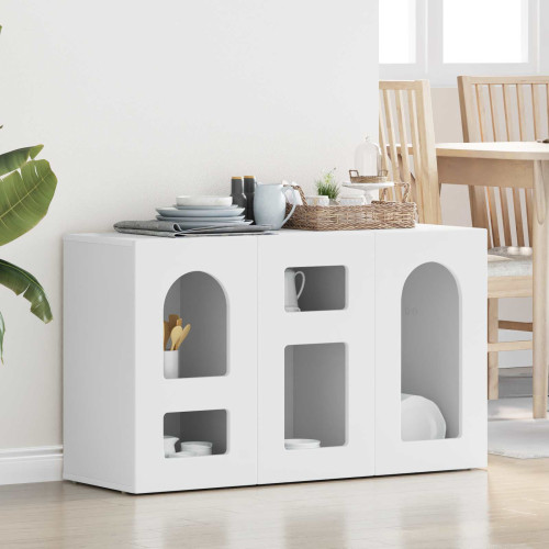 vidaXL Sideboard ELST Vit 100 x 35 x 59 cm Konstruerat trä