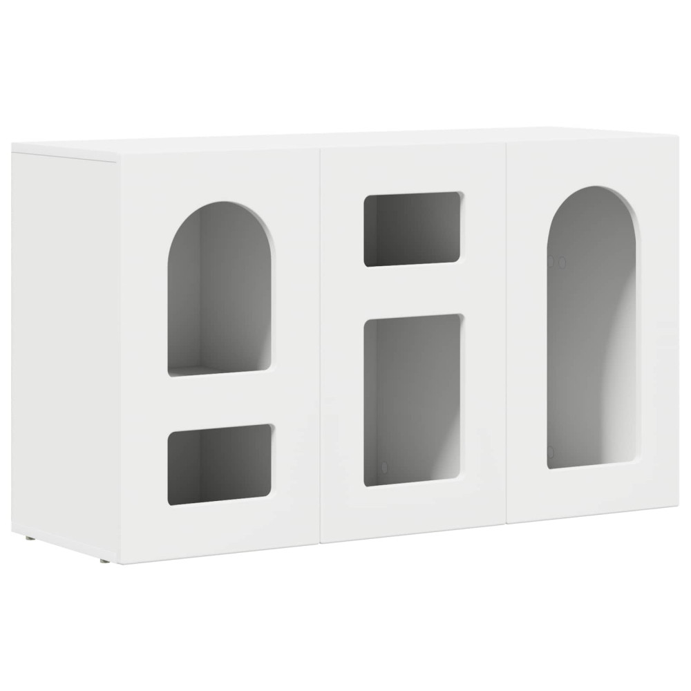 Produktbild för Sideboard ELST Vit 100 x 35 x 59 cm Konstruerat trä