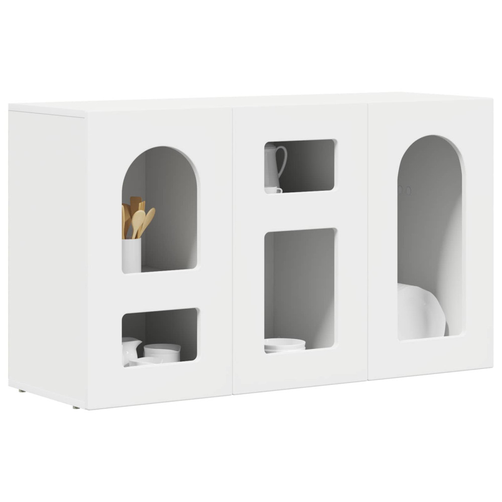 Produktbild för Sideboard ELST Vit 100 x 35 x 59 cm Konstruerat trä