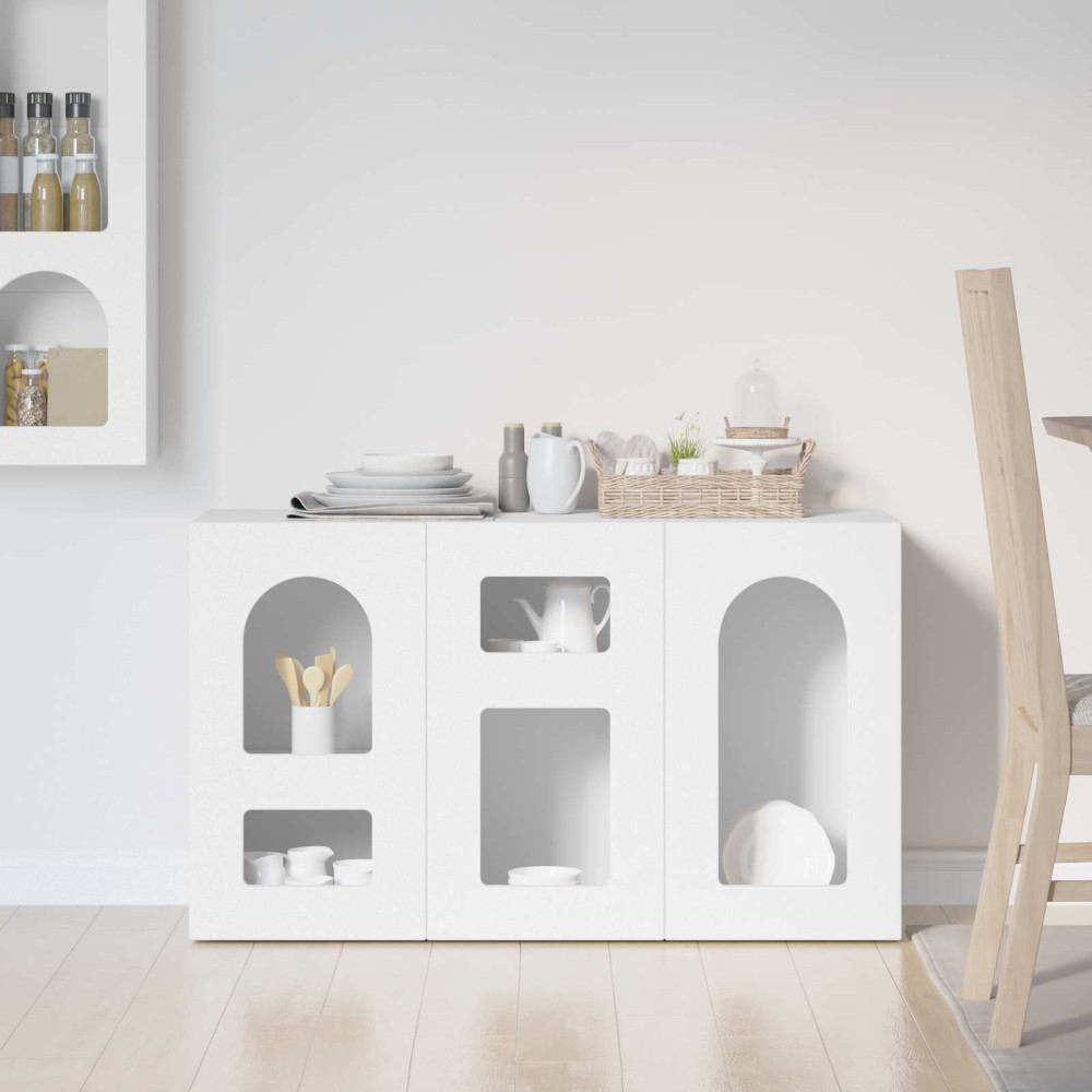 Produktbild för Sideboard ELST Vit 100 x 35 x 59 cm Konstruerat trä