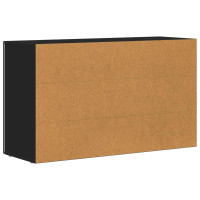 Produktbild för Sideboard ELST Svart 100 x 35 x 59 cm Konstruerat trä
