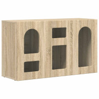 Produktbild för Sideboard Sonoma-ek 100 x 35 x 59 cm Konstruerat trä