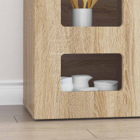 Produktbild för Sideboard Sonoma-ek 100 x 35 x 59 cm Konstruerat trä