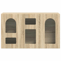 Produktbild för Sideboard Sonoma-ek 100 x 35 x 59 cm Konstruerat trä