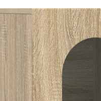 Produktbild för Sideboard Sonoma-ek 100 x 35 x 59 cm Konstruerat trä