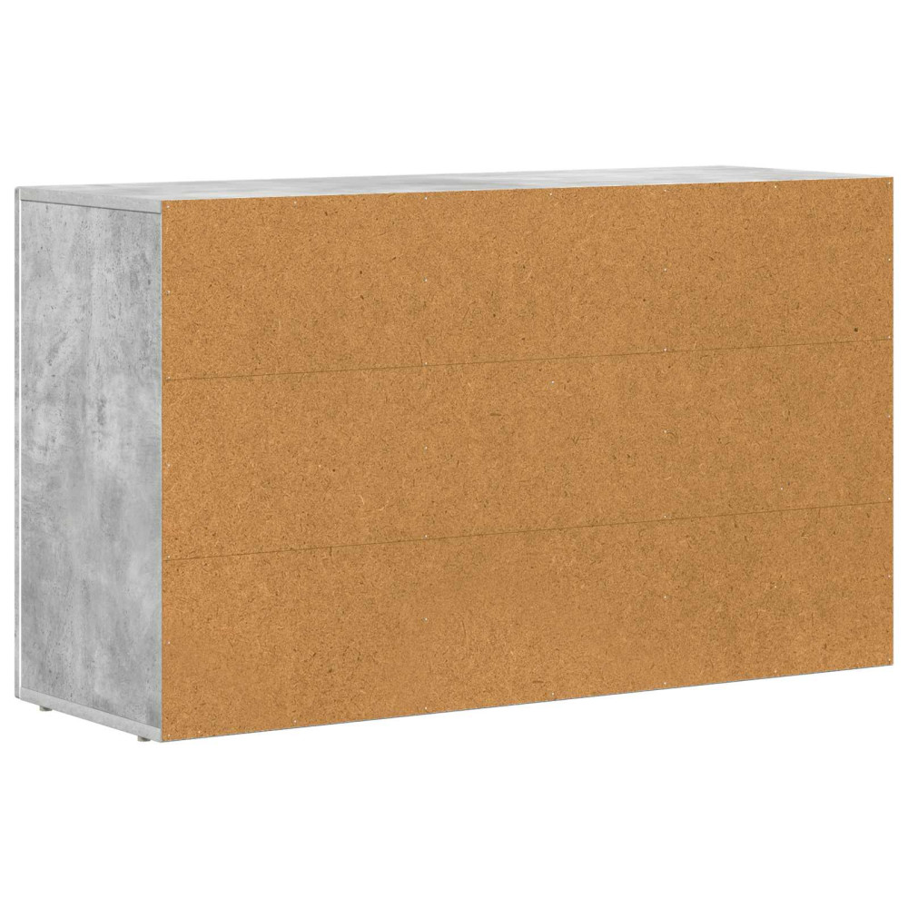 Produktbild för Sideboard ELST Betonggrå 100 x 35 x 59 cm Konstruerat trä