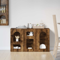 Produktbild för Sideboard ELST Rökt ek 100 x 35 x 59 cm Konstruerat trä