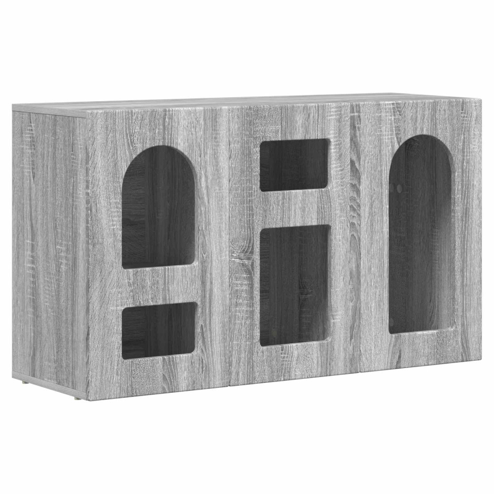 Produktbild för Sideboard ELST Grå Sonoma 100 x 35 x 59 cm Konstruerat trä