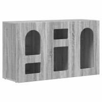 Produktbild för Sideboard ELST Grå Sonoma 100 x 35 x 59 cm Konstruerat trä