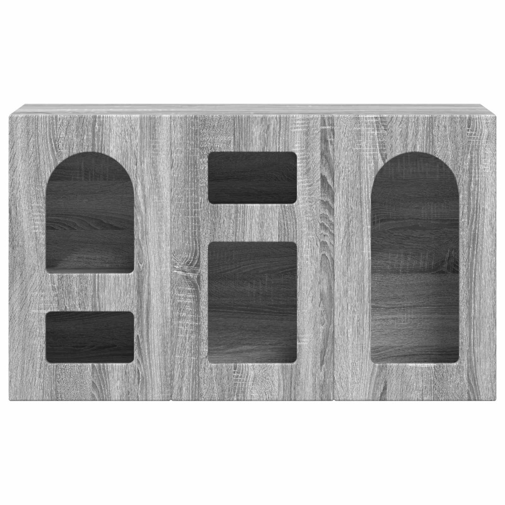 Produktbild för Sideboard ELST Grå Sonoma 100 x 35 x 59 cm Konstruerat trä