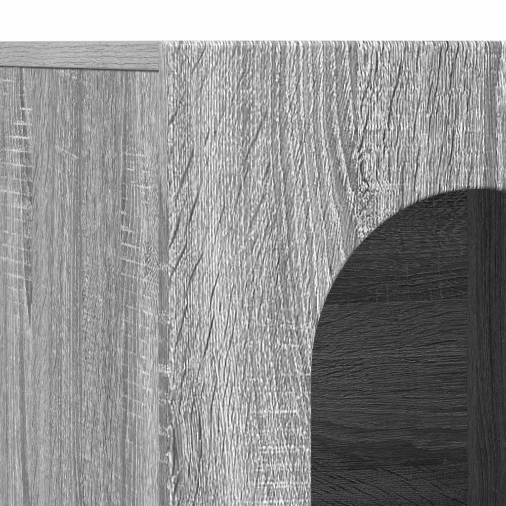 Produktbild för Sideboard ELST Grå Sonoma 100 x 35 x 59 cm Konstruerat trä