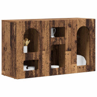 Produktbild för Sideboard ELST Gammalt trä 100 x 35 x 59 cm Konstruerat trä