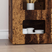 Produktbild för Sideboard ELST Gammalt trä 100 x 35 x 59 cm Konstruerat trä