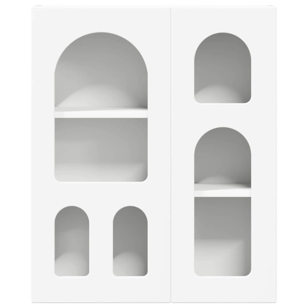 Produktbild för Hängande skåp ELST Vit 59 x 20 x 71.5 cm Konstruerat trä