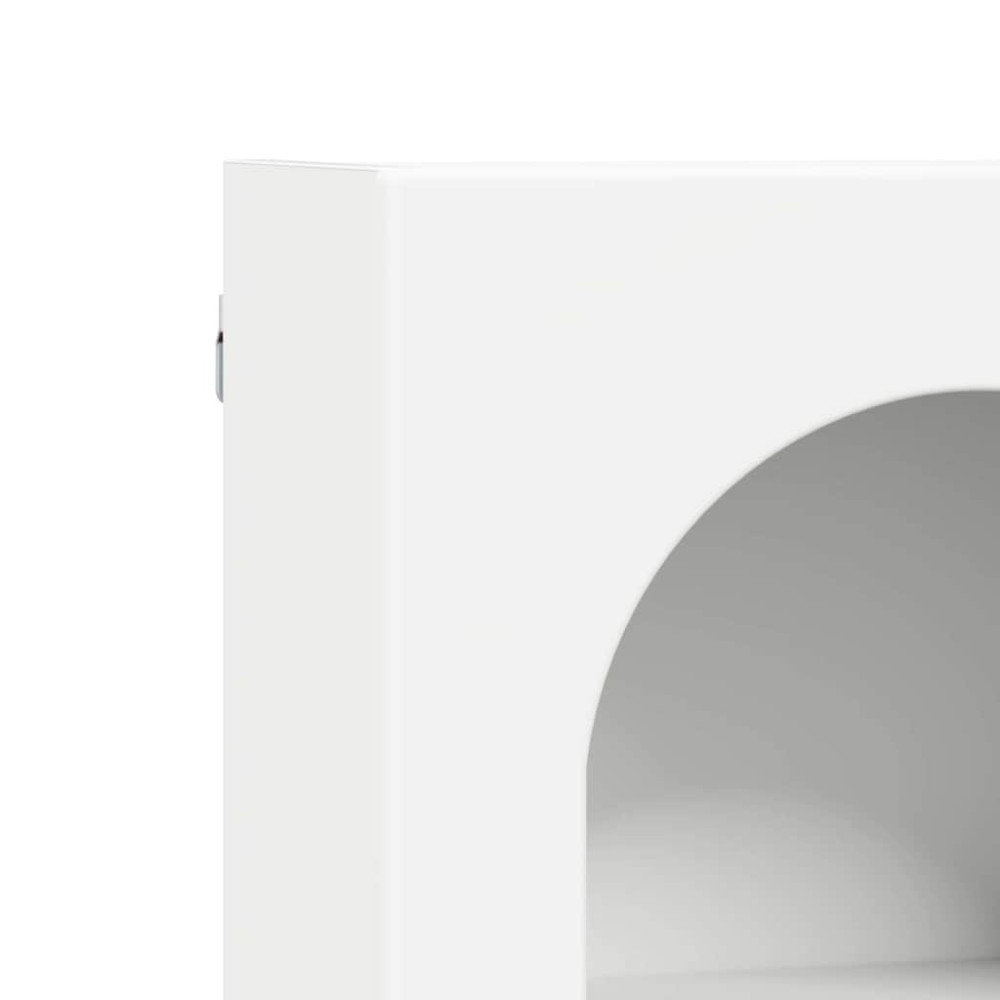 Produktbild för Hängande skåp ELST Vit 59 x 20 x 71.5 cm Konstruerat trä