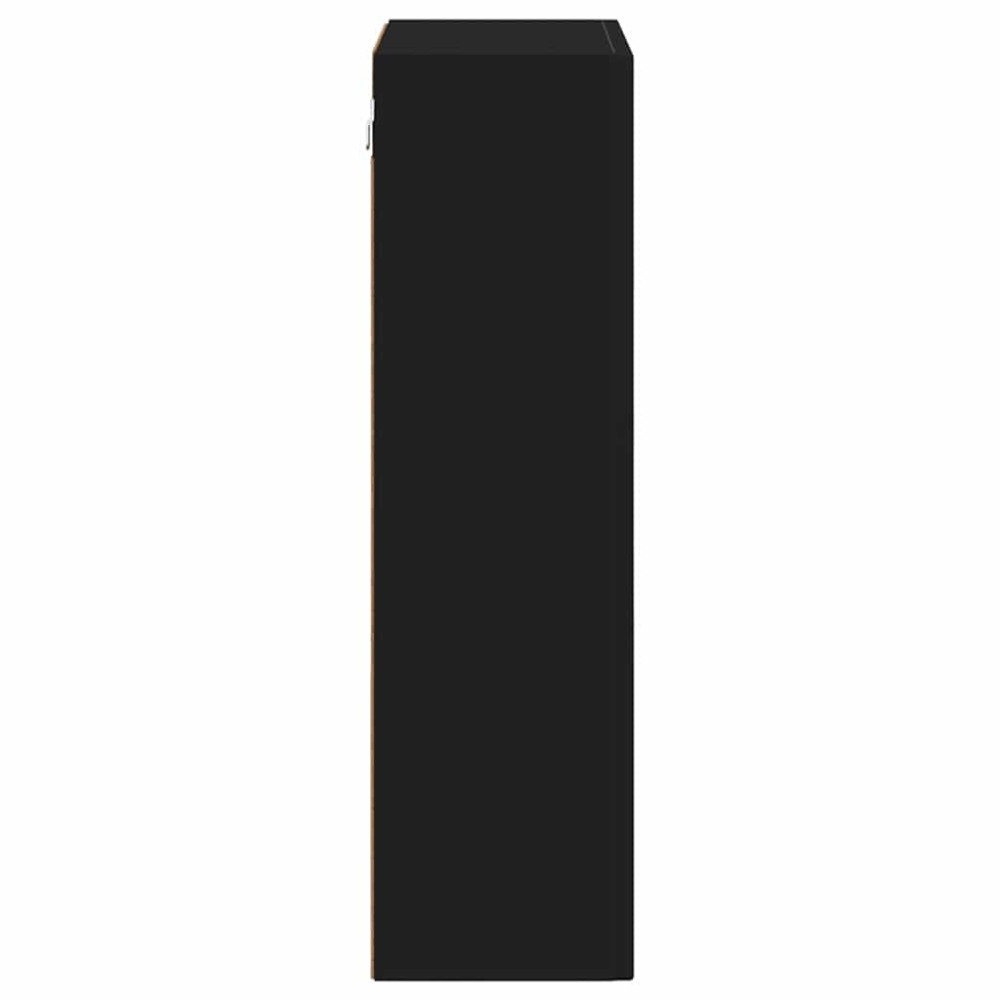 Produktbild för Hängande skåp ELST Svart 59 x 20 x 71.5 cm Konstruerat trä