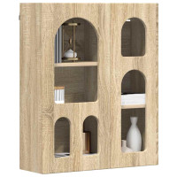 Produktbild för Hängande skåp ELST Sonoma-ek 59 x 20 x 71.5 cm Konstruerat trä