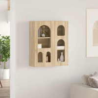 Produktbild för Hängande skåp ELST Sonoma-ek 59 x 20 x 71.5 cm Konstruerat trä