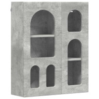 Produktbild för Hängande skåp ELST Betonggrå 59 x 20 x 71.5 cm Konstruerat trä